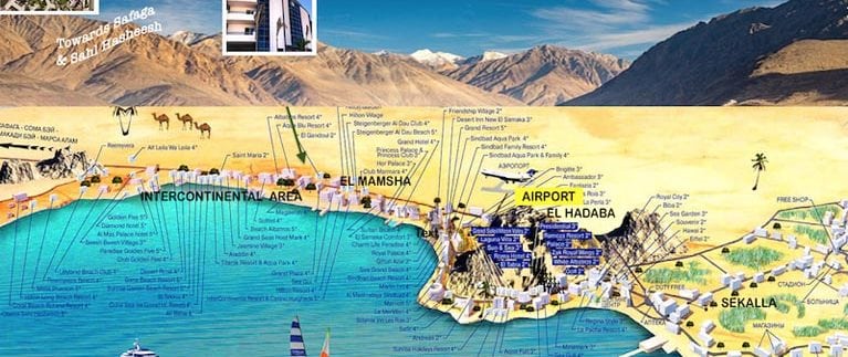 location map intercontinental resort
